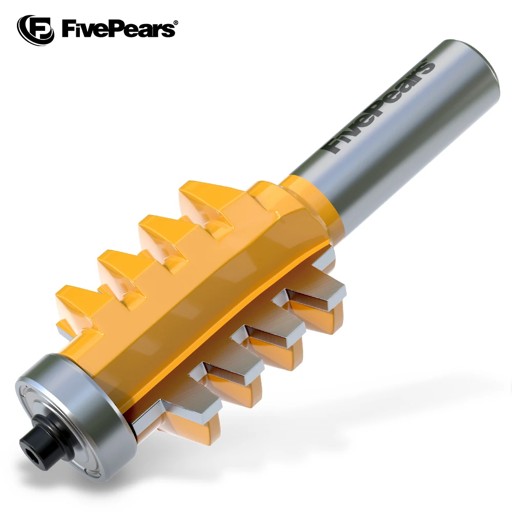 

FivePears，Finger Joint Router Bit Material:YG6X 1/2 In Shank Woodworking Tools Milling Cutter Router Bits For Wood