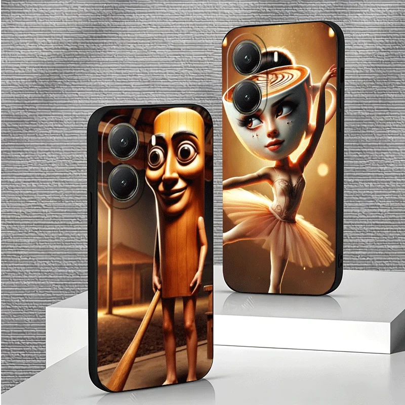 Italian Brainrot Animals Soft Phone Case for Xiaomi and Redmi Series