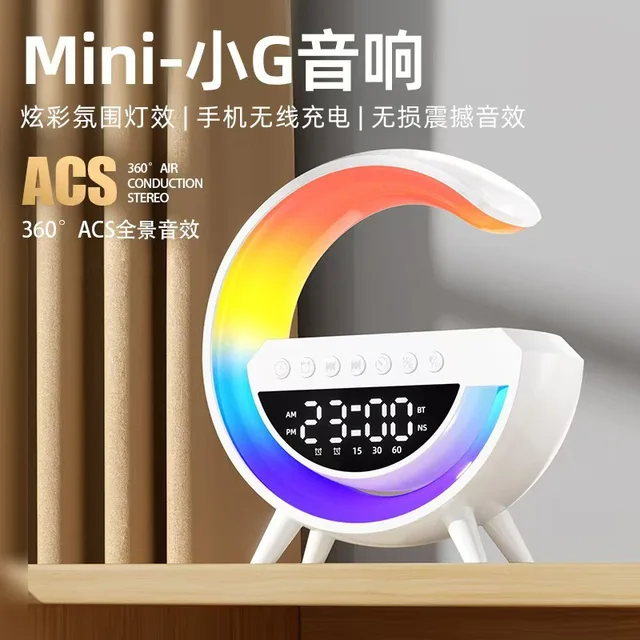 Multifunction Bluetooth Speaker TF RGB Night Light 5W