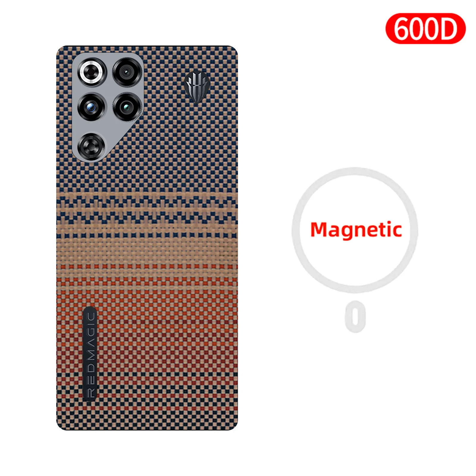 Carbon Fiber Ultra-Thin Phone Case with Aramid Fiber and Magnetic Protection