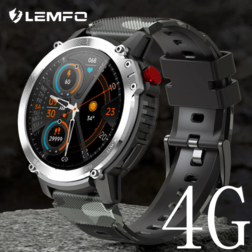 LEMFO C22 smart watch for men 4G ROM 1G RAM 400mAh fitness sports