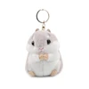 10cm Hamster Doll Keychain Pendant Doll Hamster Cute Backpack Doll Plush Ins Bag Pendant School Bag Pendant Key Chain Plush 1