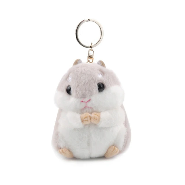 10cm Hamster Doll Keychain Pendant Doll Hamster Cute Backpack Doll Plush Ins Bag Pendant School Bag Pendant Key Chain Plush 1