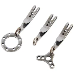 1PC Multitools Pocket Stainless Steel Bag Waist Belt Hanging Clip Mini Metal Key Buckles Pocket Clips Carabiner Outdoor Gadget