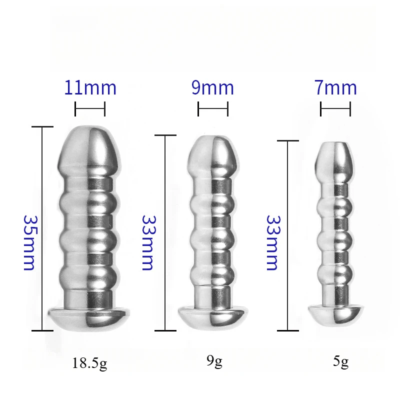 Stainless Steel Hollow Penis Plug Sounding Urethral Plug Urethral Dilators Urethra Dilation Male Masturbation Erotic Sex Toys