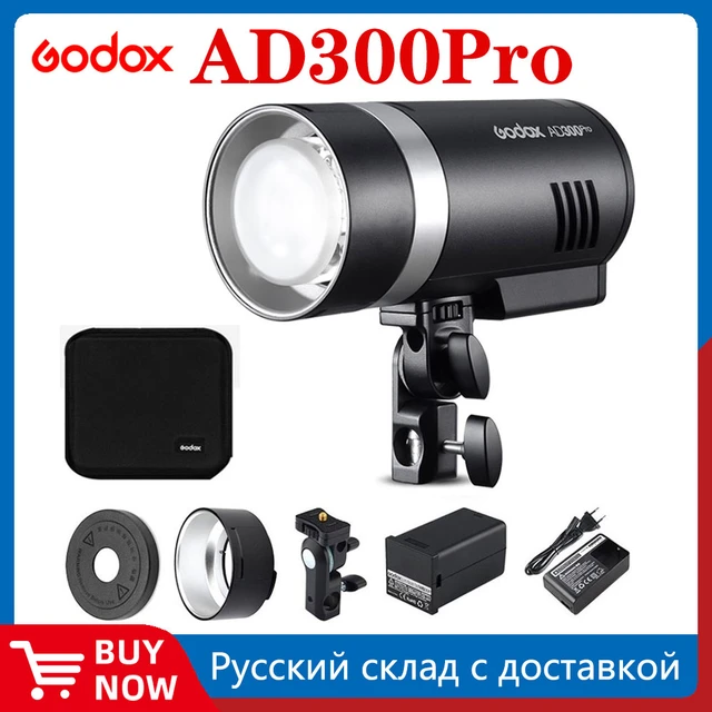 Godox AD300Pro Outdoor Flash Light 300Ws TTL 2.4G 1/8000 HSS with 2600mAh  Battery for Canon Nikon Sony Fuji Olympus Pentax - AliExpress