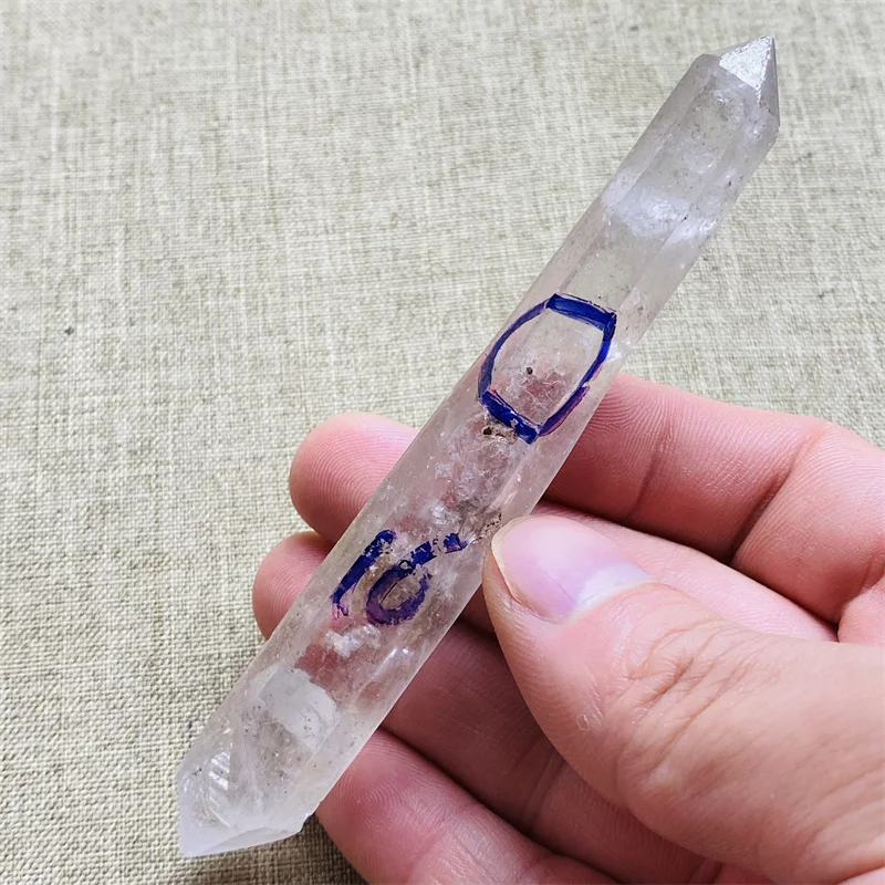 Natural Black Water Bile Crystal Herkimer Diamond Ore Specimen