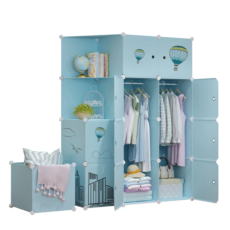 Girl Child Cabinet Closet Kids Children's Playful Organizer Wardrobes Furniture Wardrobe Montessori kinderschrank Baby Room