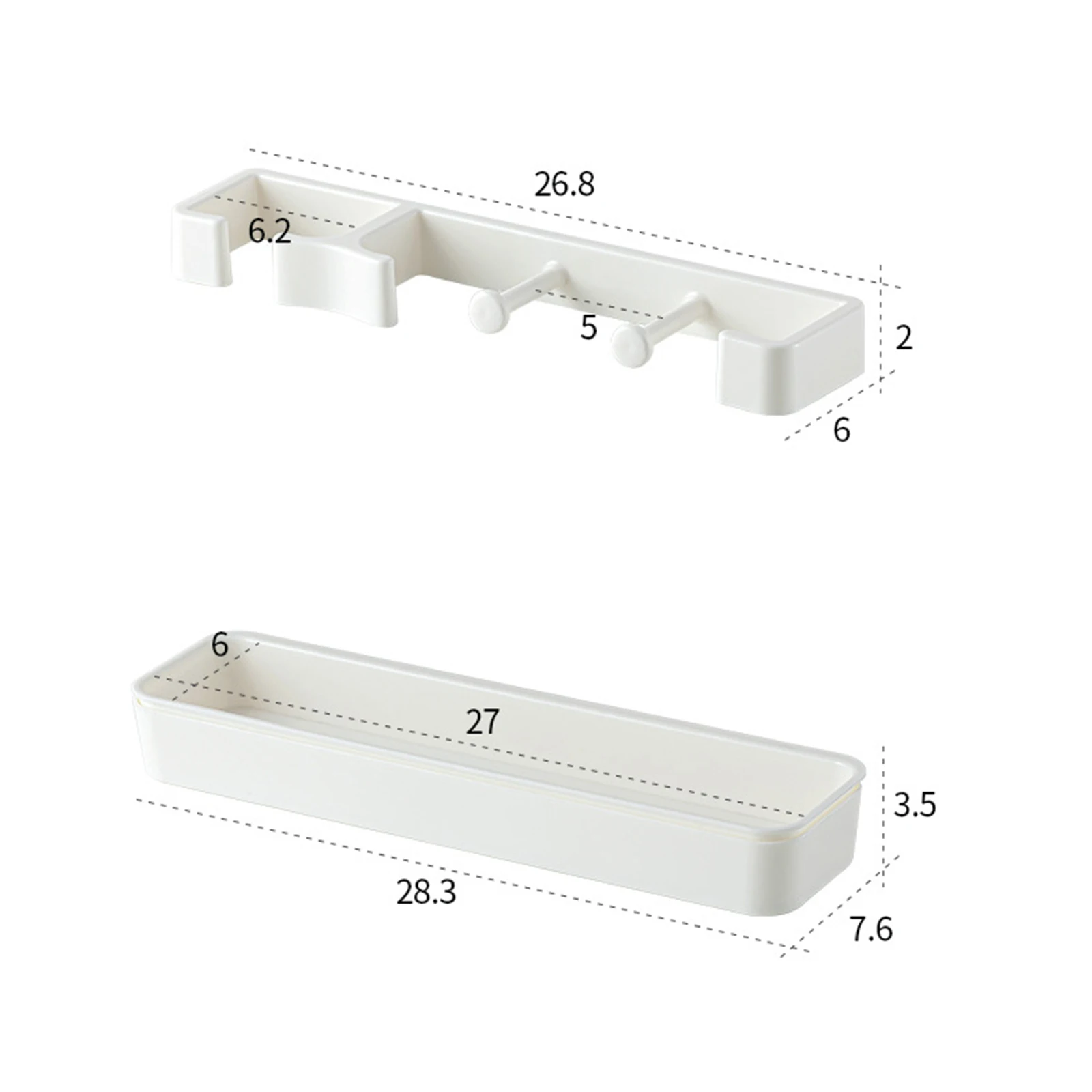Wall-Mounted Drain Umbrella Rack Storage Rack Household Storage Umbrella Bucket Door Entry Home Artifact Hanging