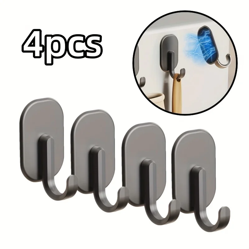 Magnetic Hooks For Fridge Kitchen Heavy Duty Wall Mount Storage Organizer 4 Pack Towel Key Holder Container Washing Basket 2 2