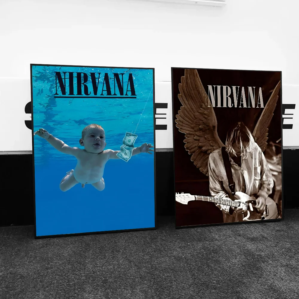 1PC N-nirvana Poster Paper Print Home Living Room Bedroom Entrance Bar Restaurant Cafe Art Painting Decoration