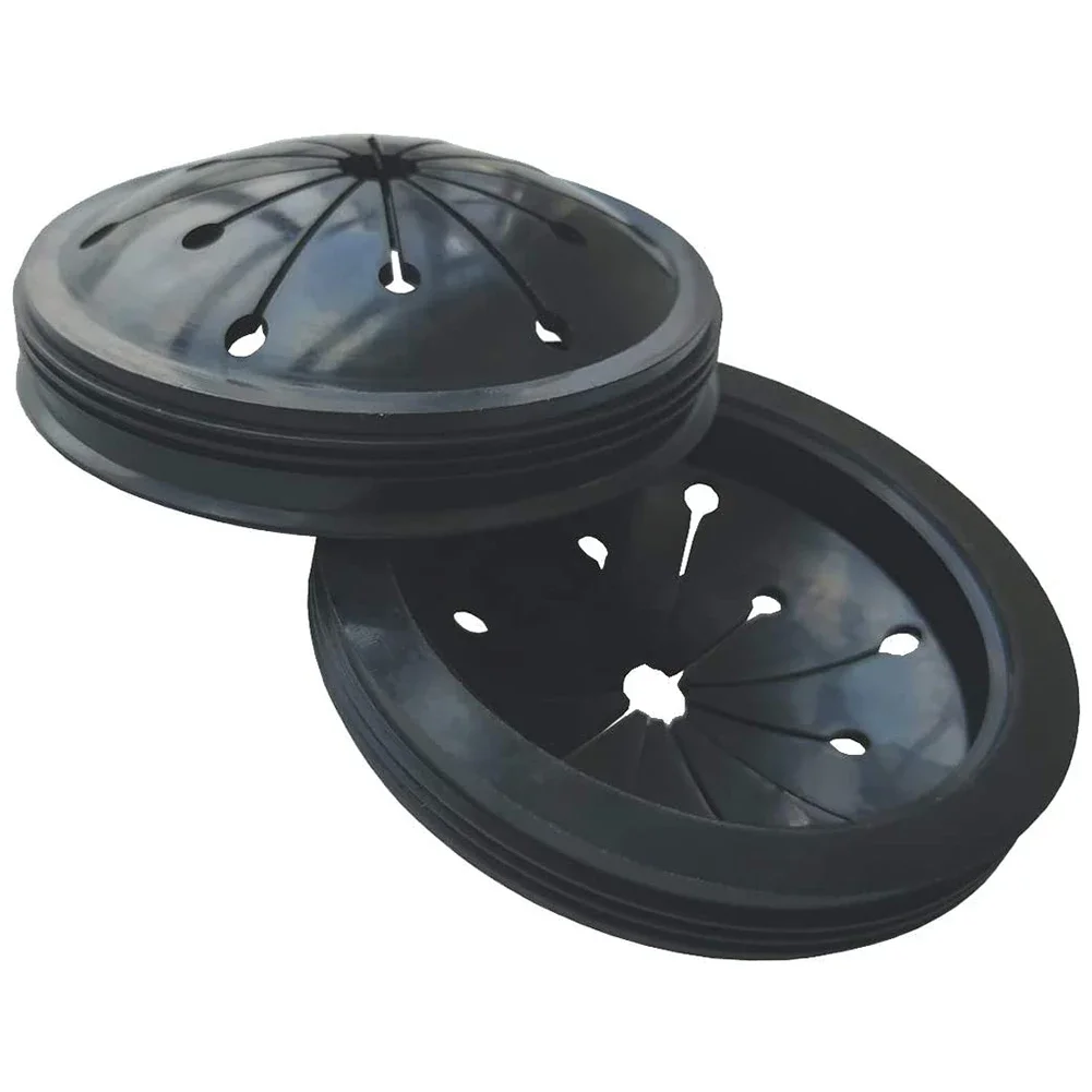 Disposal Splash Guard Garbage Stopper Black Rubber Quiet Collar Sink Baffle Reduce Disposer Noise Antimicrobial