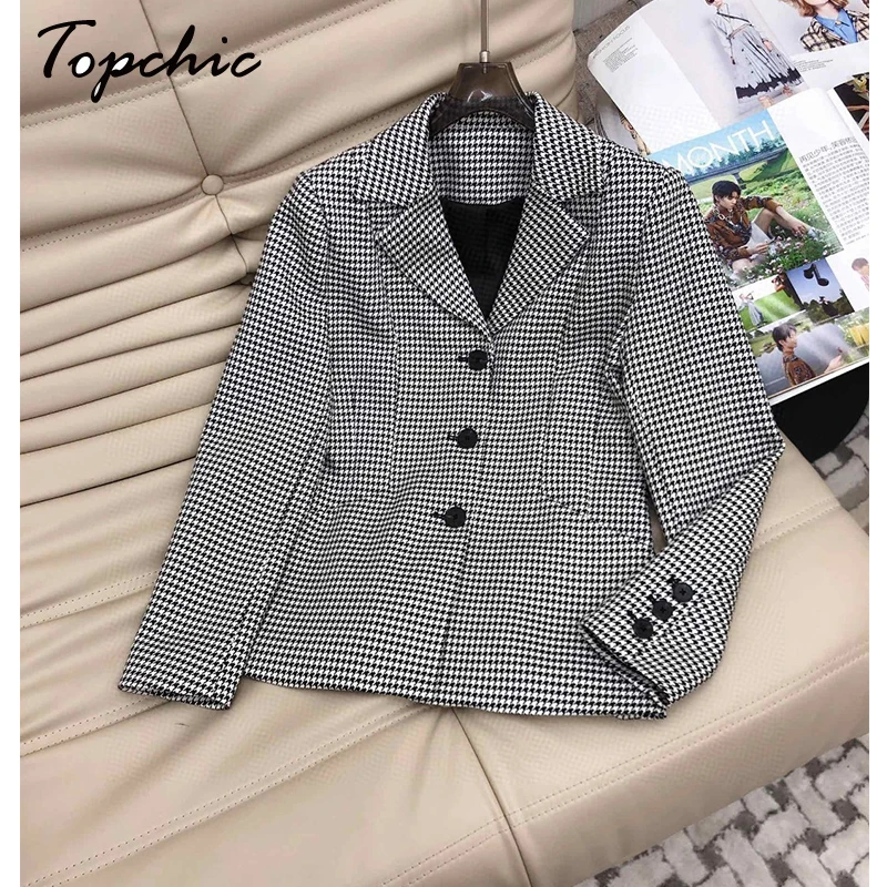 

Silk Wool Jacket for Women 2023 Spring Autumn Vintage Notched Long Sleeve Blazer for Women Luxury Designer Clothing Outwears