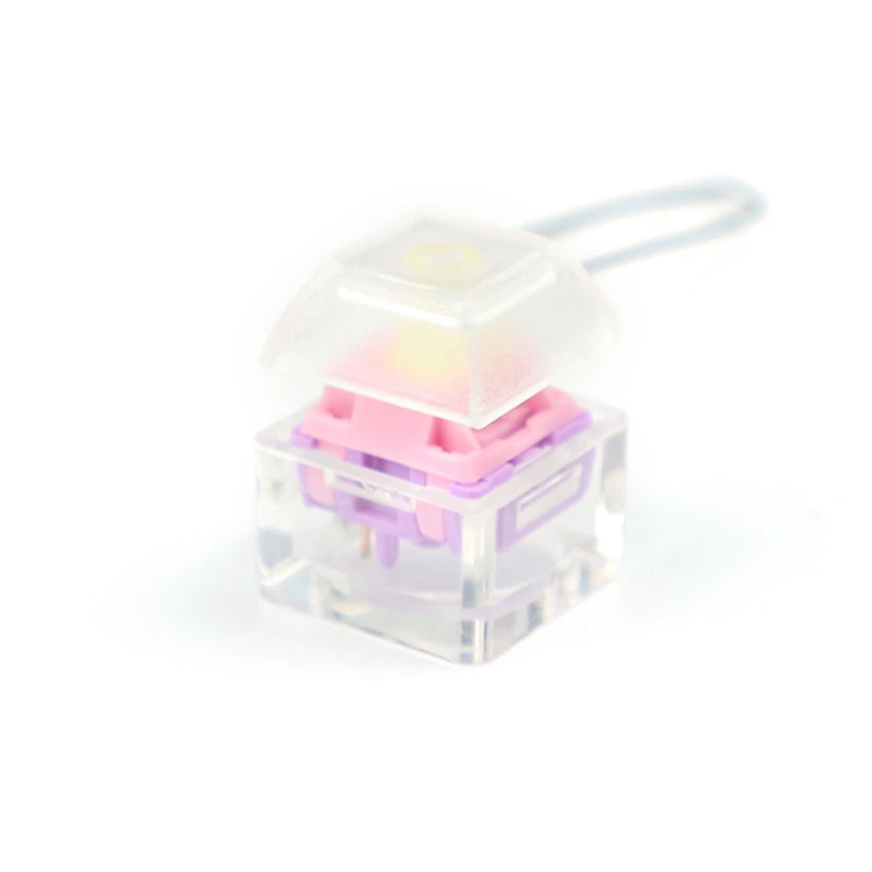 Gateron Mechanical Keyboard Switch Tester Keychain - Translucent Sampler Tool