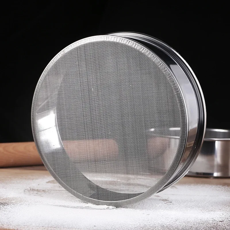 15cm Ultra-fine Stainless Steel Sifter Flour Thickening Powder Sieve Rice Sieve Kitchen Tools Baking Tool Flour Sifter Baking Tools Mesh Strainer Fine Mesh Strainer Powder Sieve