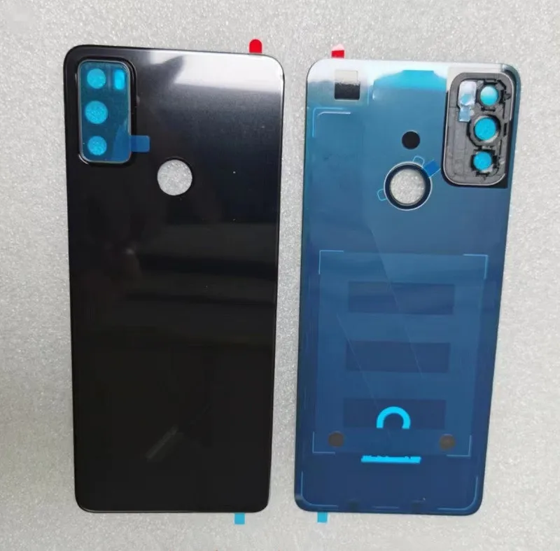 

Задний корпус для Alcatel 3L 2021 6056D 6,52 дюйма, задняя крышка, ремонт, замена батарейной двери, фотообъектив
