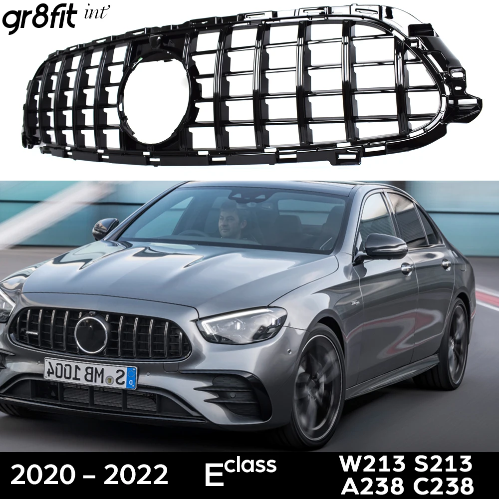 Panamericana Gts Stile Abs Anteriore Griglia Della Griglia Per Mercedes Classe E W213 S213 C238 A238 2017 - 2019 E200 E300 E350 E400 E43 E53