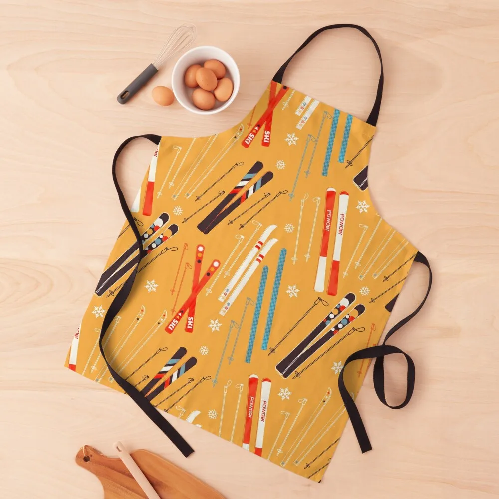

Colorful Ski Pattern Apron Apron Hairdresser Apron For Hairdresser