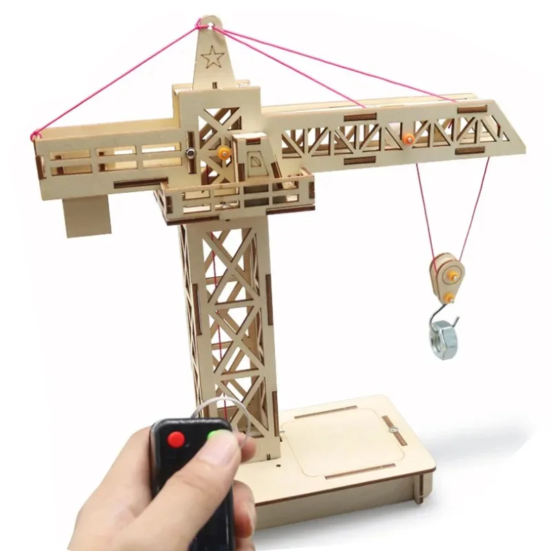 Remote Control Tower Crane Lifting Crane Diy Models & Building Toy Science &Education Model Toy For Children Gift Toy - Bilde 6