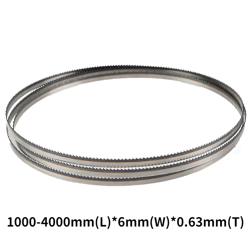 

(Any Length)Curvy Wood Cutting Band Saw Blade 1000-4000mm(L)*6mm(W)*0.63mm(T)*8Tpi Accept customization