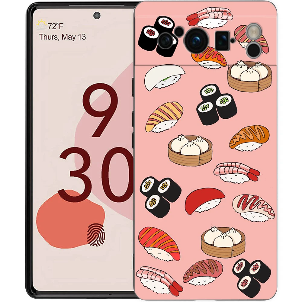 Cute Cartoon Sushi Soft TPU Phone Case Cover