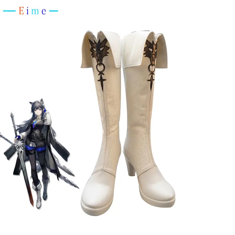 jogo-arknights-the-omertosa-texas-cosplay-sapato-sapatos-de-couro-do-plutonio-halloween-carnaval-botas-cosplay-prop-feito-sob-encomenda