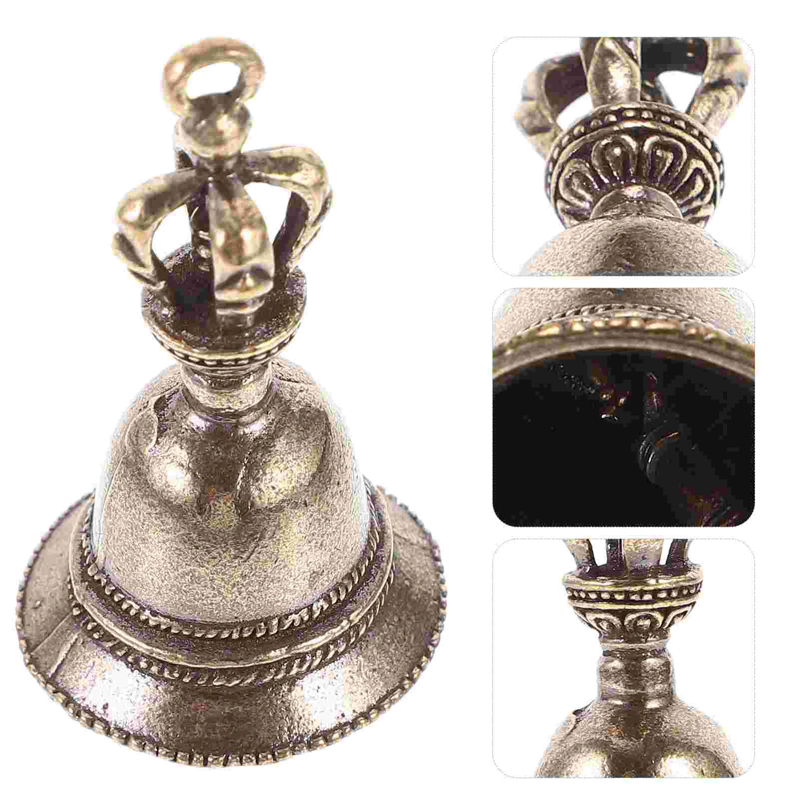 

Bell Vintage Home Desktop Decoration Teaching Equipment Unique Portable Handbell for Home Hotel Store