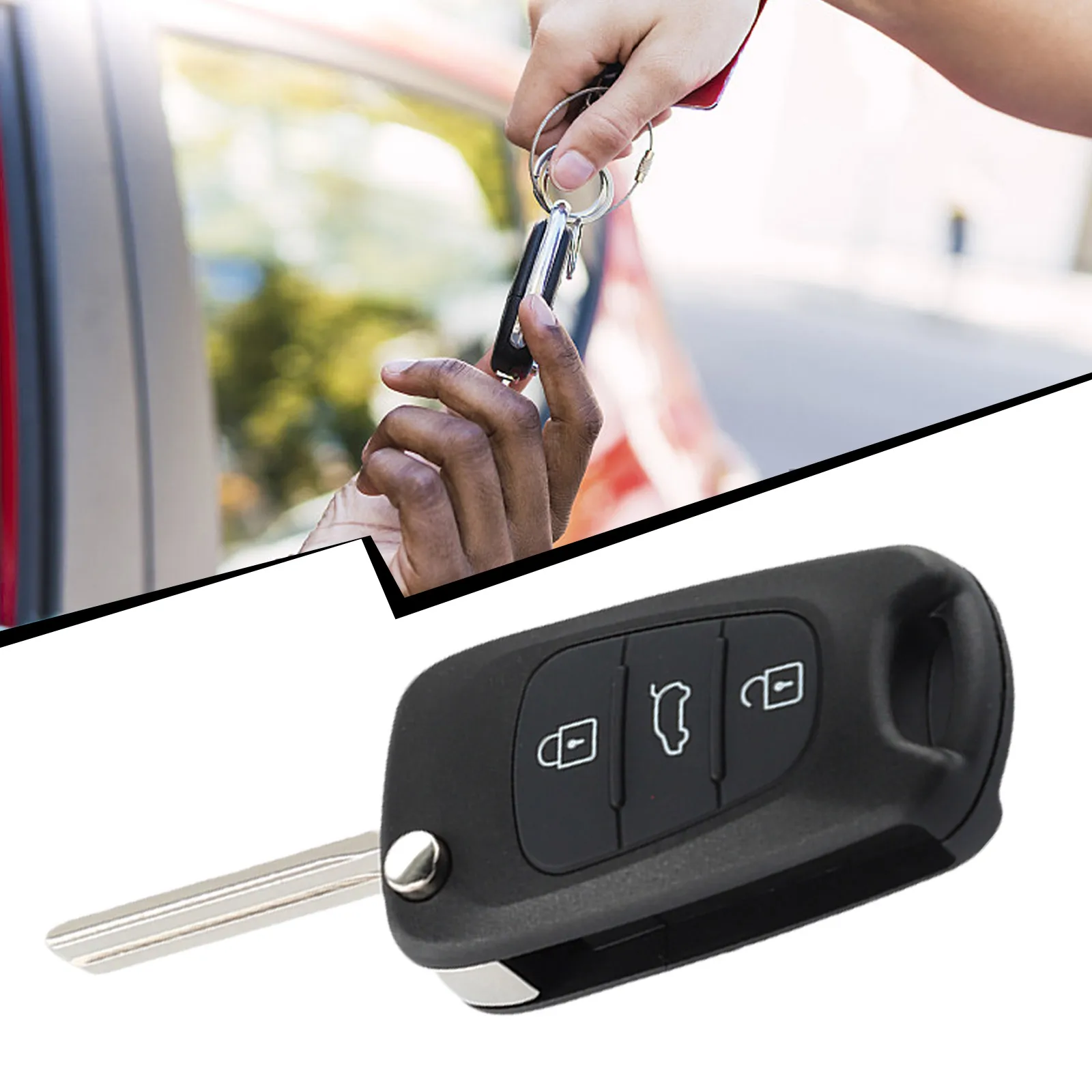 

Parts & Accessories Remote Key Case 1pcs/1pacK 954301J000 954301J050 954302L600 Black Plastic For Hyundai I20 Brand New