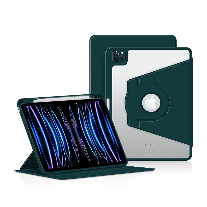 Per Ipad Pro 11 Case 2021 2022 Funda Ipad Pro 11 M1 M2 Stand Cover 360 ° Rotazione Shell Per Ipad Air 4 Air 5 Custodia Con Slot Per Penna