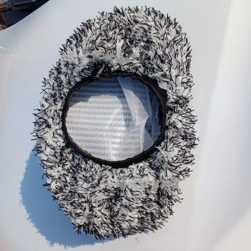 Replacement Cloth Cover for Car Long Handle Brush Head Car Wash Brush Plush Mop Brush Cover 1pc Car Cleaning Car Accessories 5