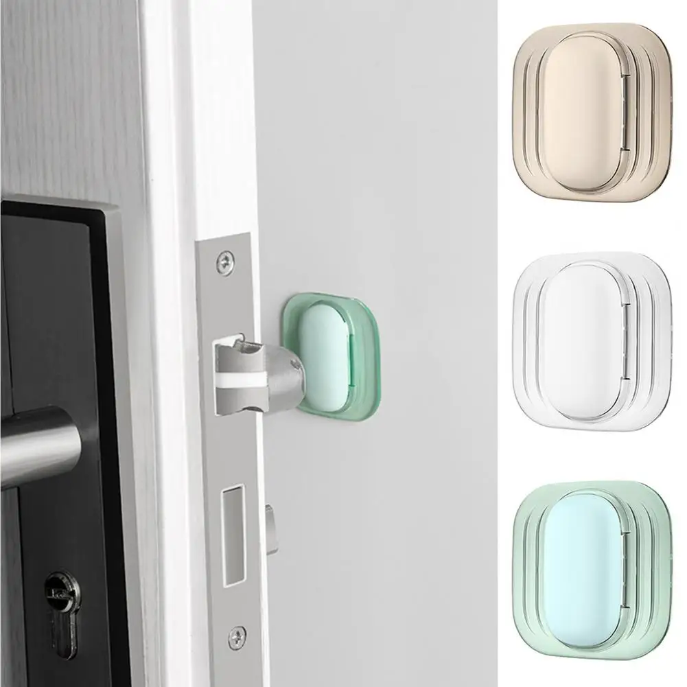 3Pcs/Set Silicone Door Stopper Punching Free Mute Stickers Door Handle Protection Pad Hardware Wall Mat Anti-collision Sticker