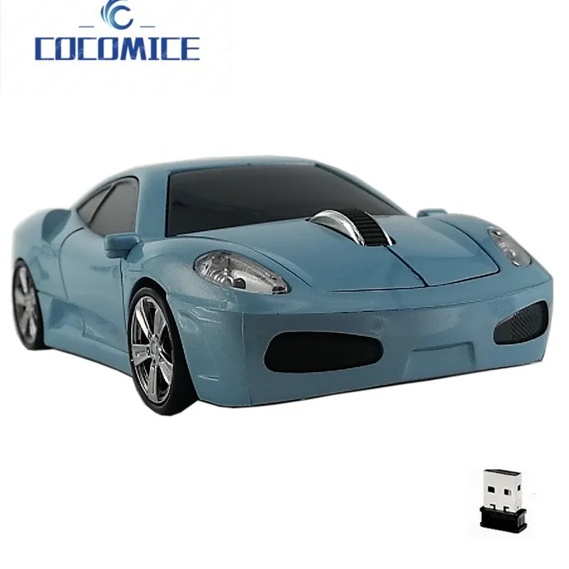 Racing-Car-Shaped-Mouse-USB-Optical-Wireless-Mouse-1600DPI-Mini-3D ...