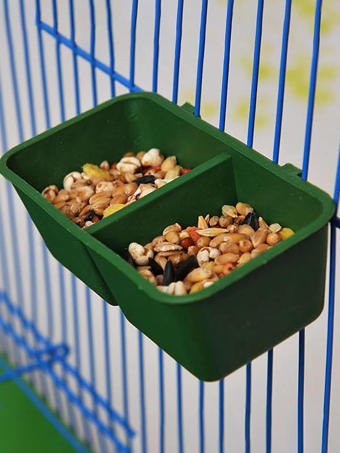 Double Compartment Bird Feeder and Cage