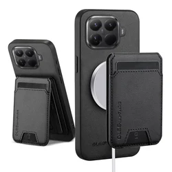 Magnetic Leather Wallet Card Holder Case with Stand Feature and Soft Back s - Xiaomi 17T (Black)