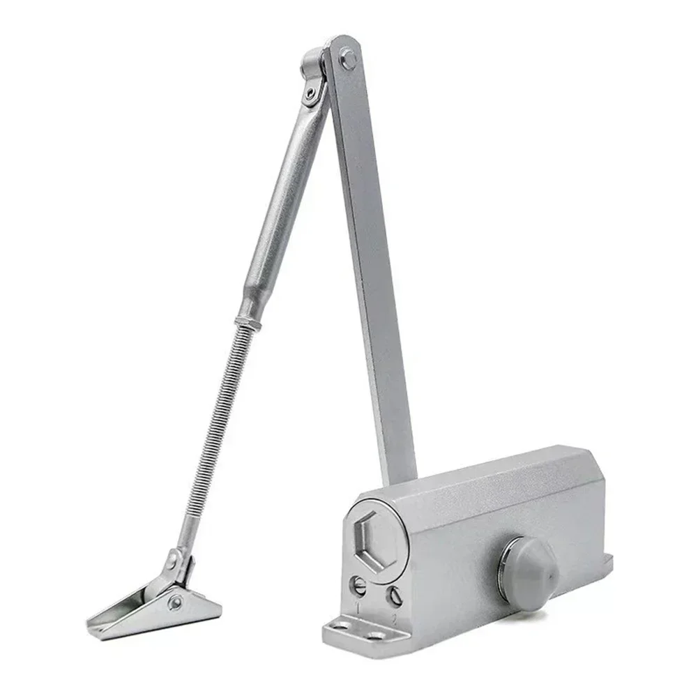 25-85KG Closing Automatic Door Closer Hydraulic Adjustable Speed Positioning Door Stop Protective Holder Hardware 1PCS