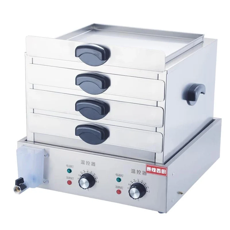 3 Layers Electric Steamer Drawer Type Multifunction Steamer Steamed Vermicelli Roll Rice Noodle Steaming Machine 5