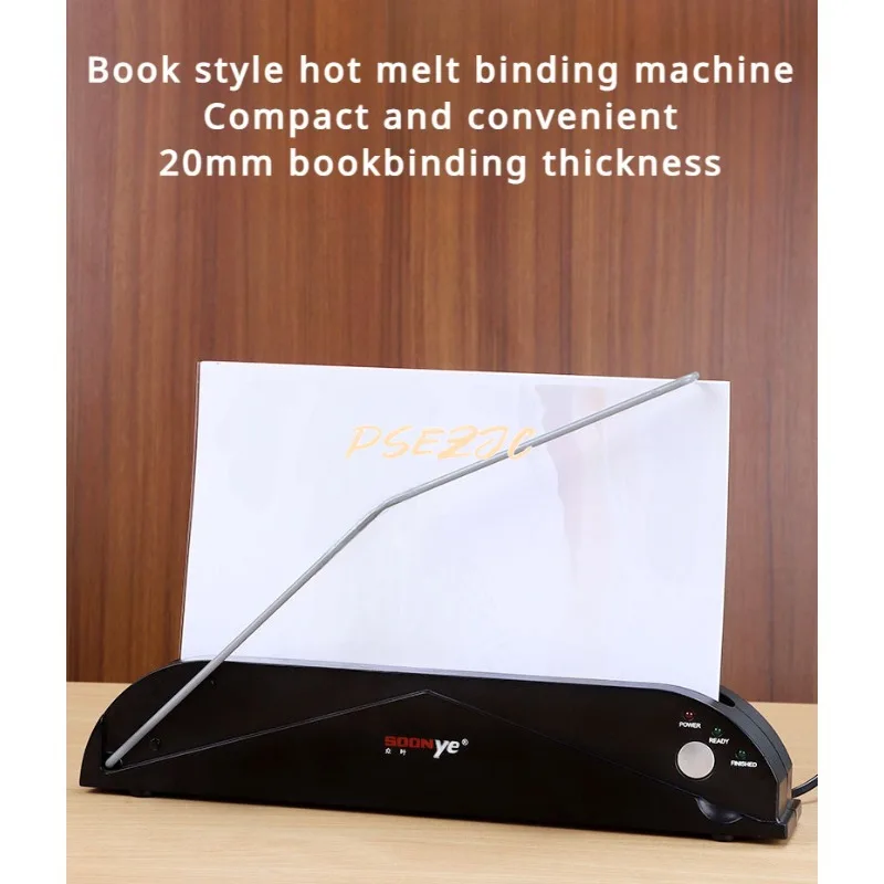 금융 바우처 바인딩 기계, 접착제 바인딩, 회계 사무실 전기 핫멜트 기계, 파일 비딩 문서 도구