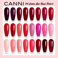 CC5 CANNI Nail Gel Polish HEMA FREE Christmas Red Winter Color Nail Gel Polish New Year Gel Design Soak Off UV LED Varnish 9ml 2
