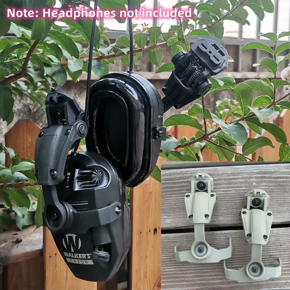 TacticalHeadsetHelmetWendyBracketARCRailAdapterforWalkers