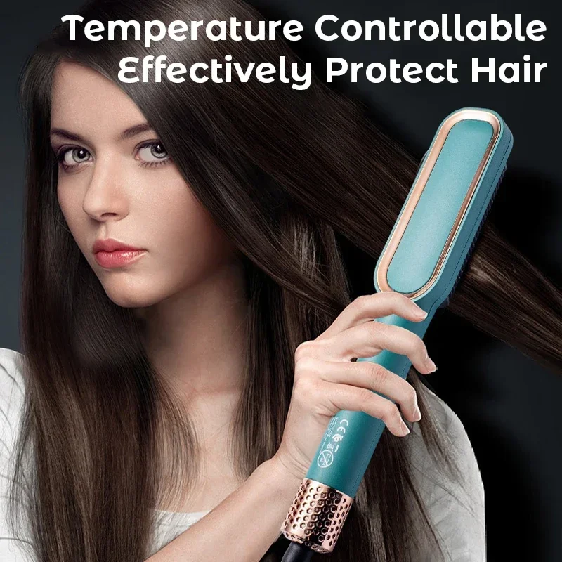 Professional Negative Ion Hair Straightener Hot Sale Mini Hair Straightener Hot Comb Customized Hairs Styling No harm to hairs 2