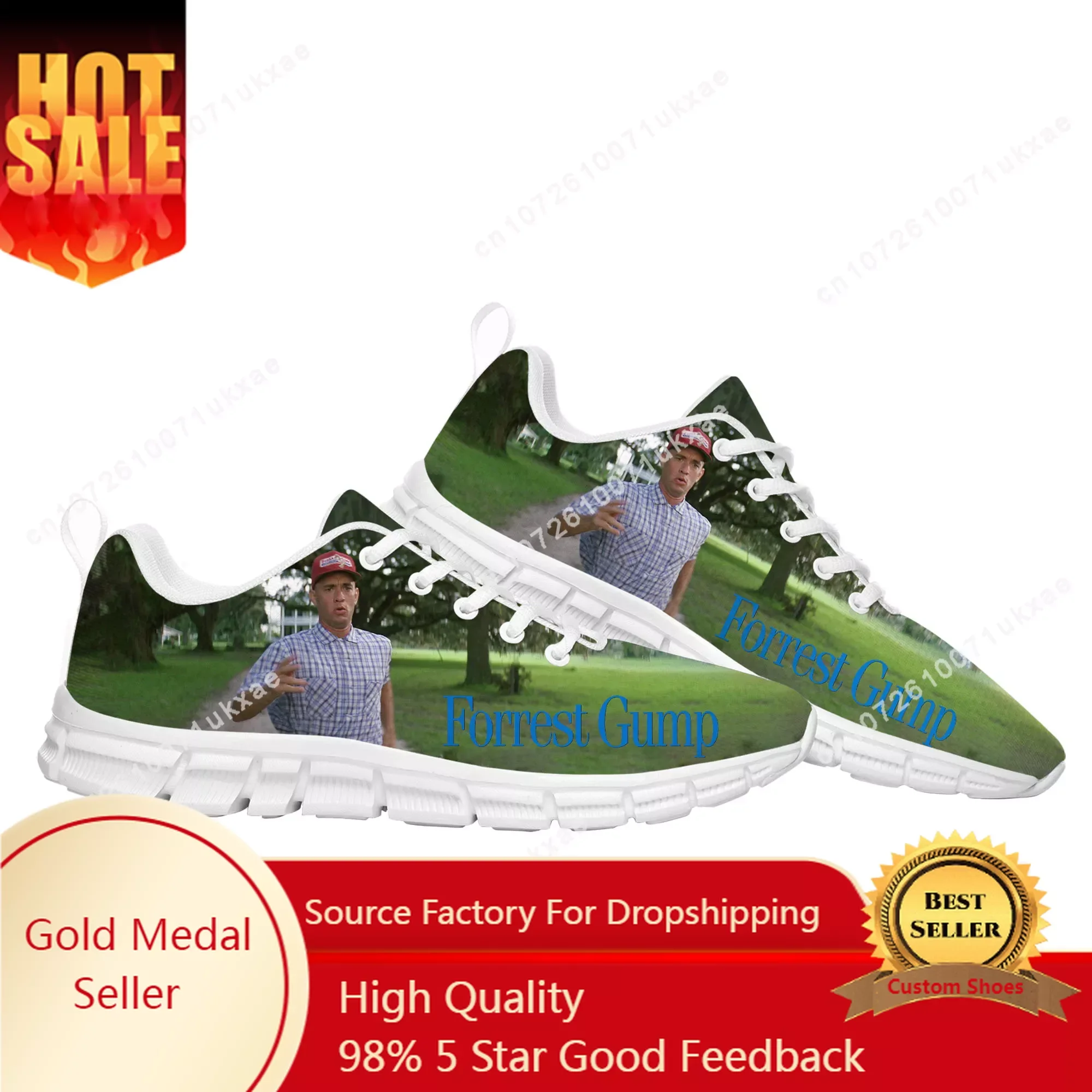 

Forrest Gump Movie Tom Hanks Sports Shoes Mens Womens Teenager Kids Children Sneakers Parent Child Sneaker Customize Couple Shoe