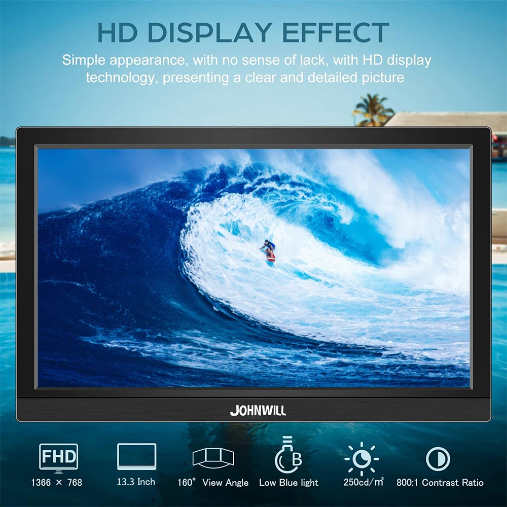 ޴  HD 1366x768 LED ÷ Ʈ ,  , Ʈ, ġ, PS3, PS4, Xbox  Ŀ, 13.3 ġ