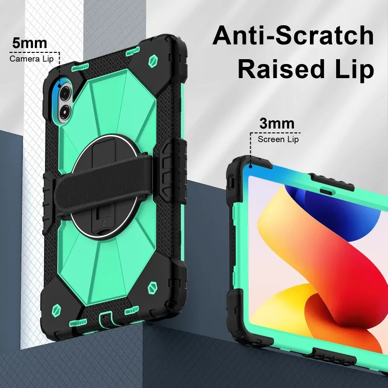 Enhanced Protective Tablet Case with Shoulder Strap, Heavy Duty Design
