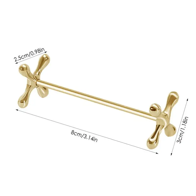 Metal Chopstick Holder Chopsticks Rest Spoons Stand Desktop Fork Rest Metal Spoon Holder Chopstick Base Japanese Spoon Rest