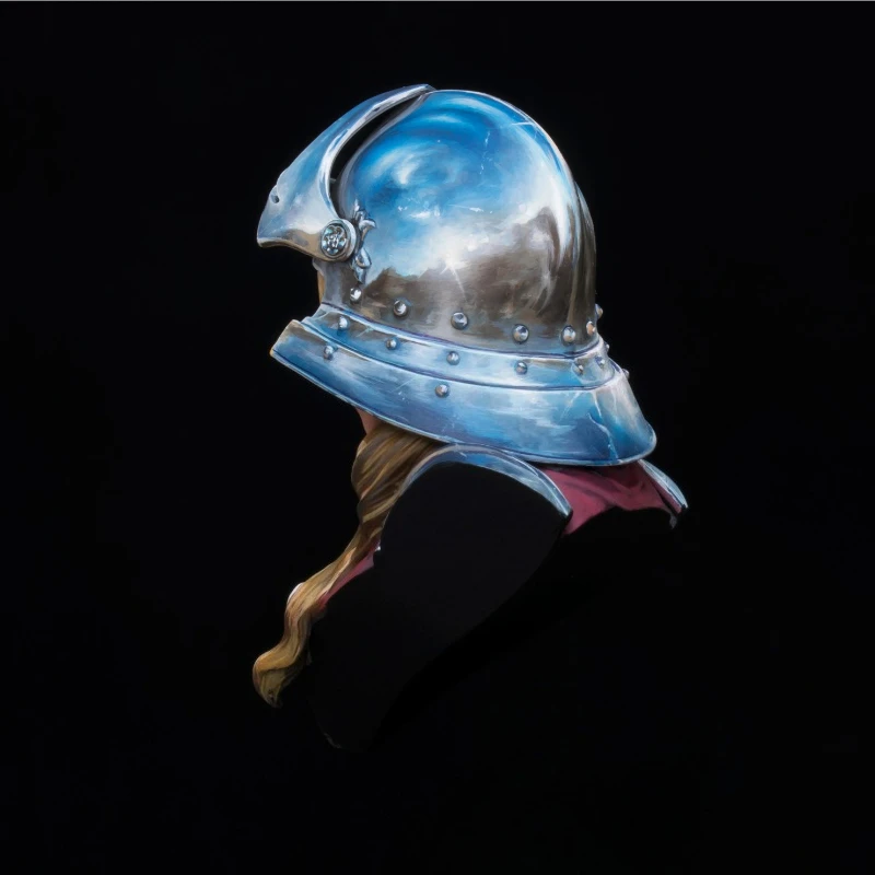 1/12 스케일 다이캐스트 레진 흉상 모델 키트 중세 여성 기사 동상 조립되지 않고 도색되지 않음