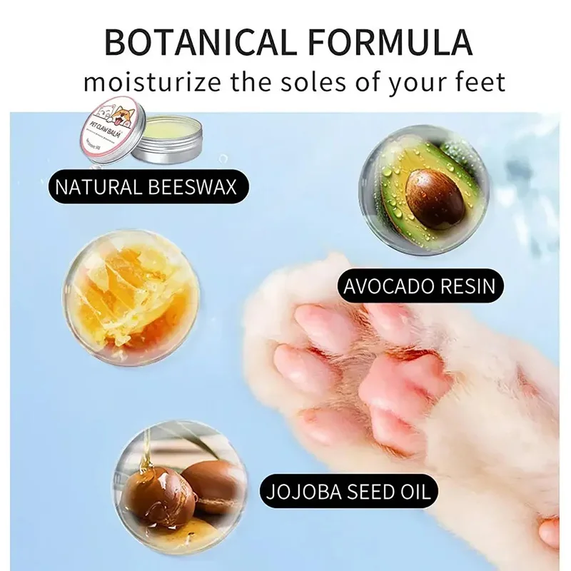 Cat & Dog Paw Antifreeze Cracking Pet Foot Moisturizing Care Cream Supplies Puppy Paw Skin Anti Dryness Balm Repair Moisturizer