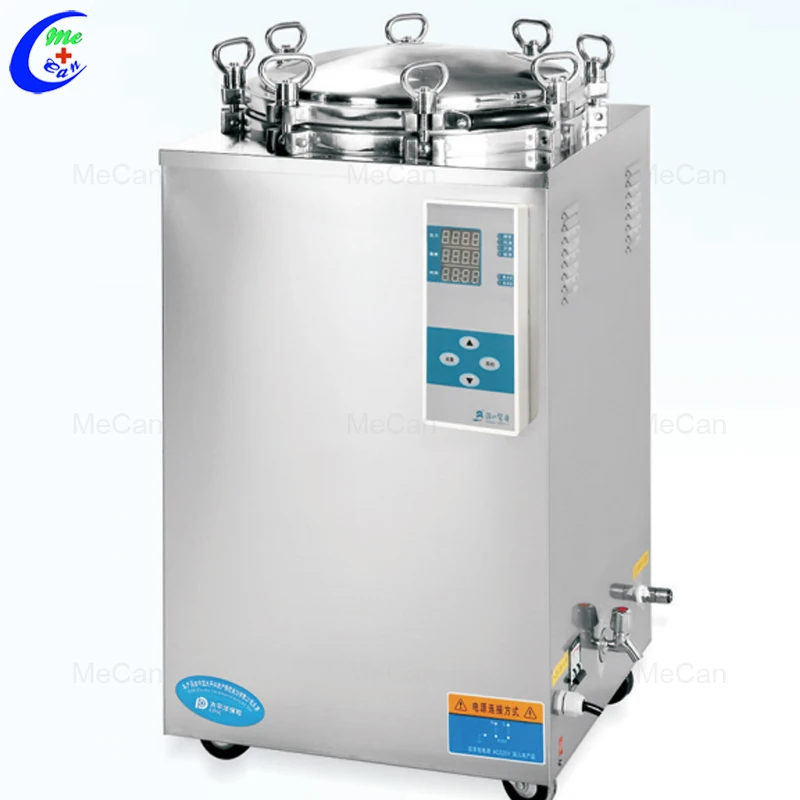 100L High Pressure Autoclave Sterilizer Machine Vertical with drying function