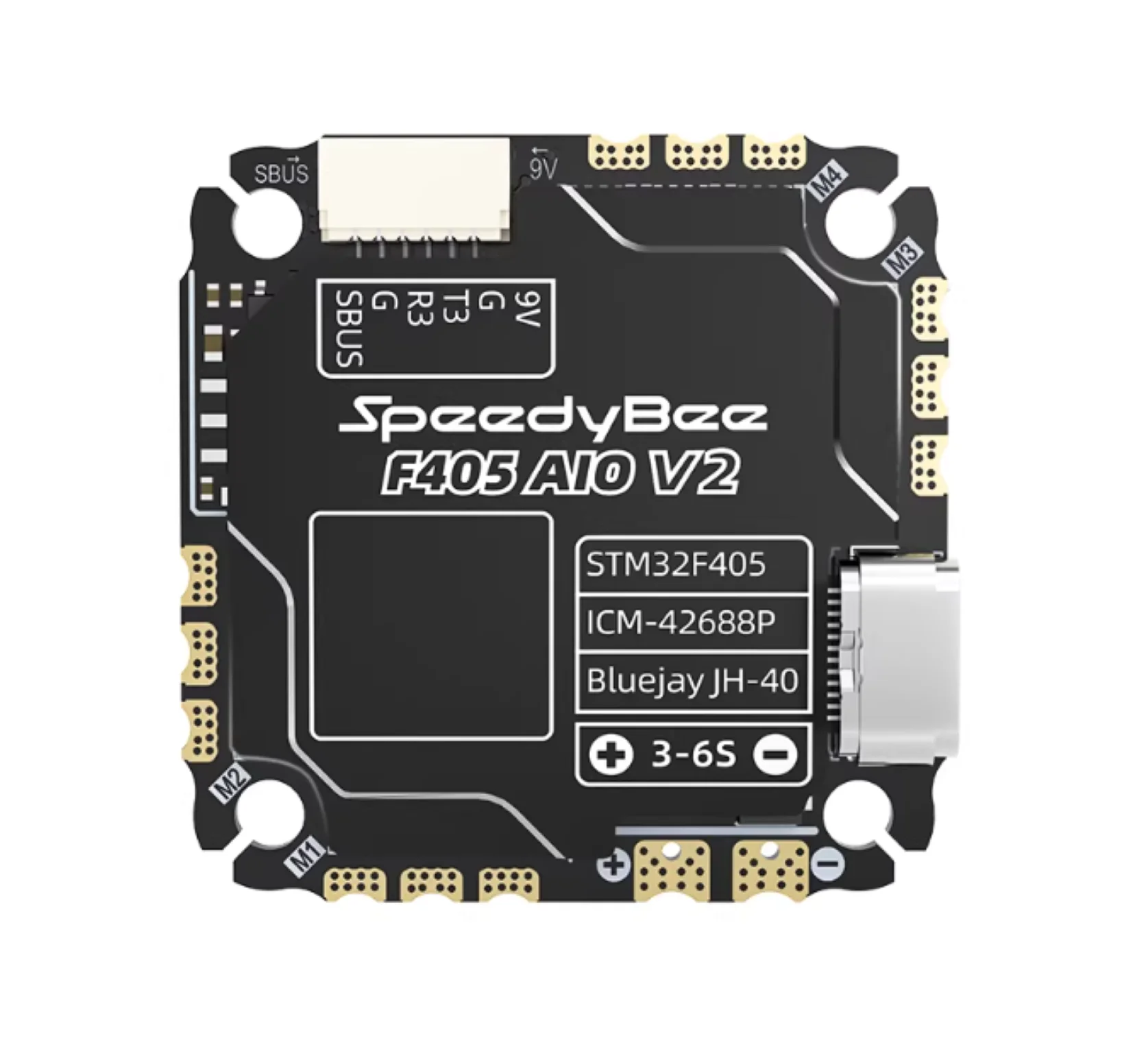F405 AIO V2 40A 25.5x25.5 3-6S pour O3 O4 - Drone FPV Micro