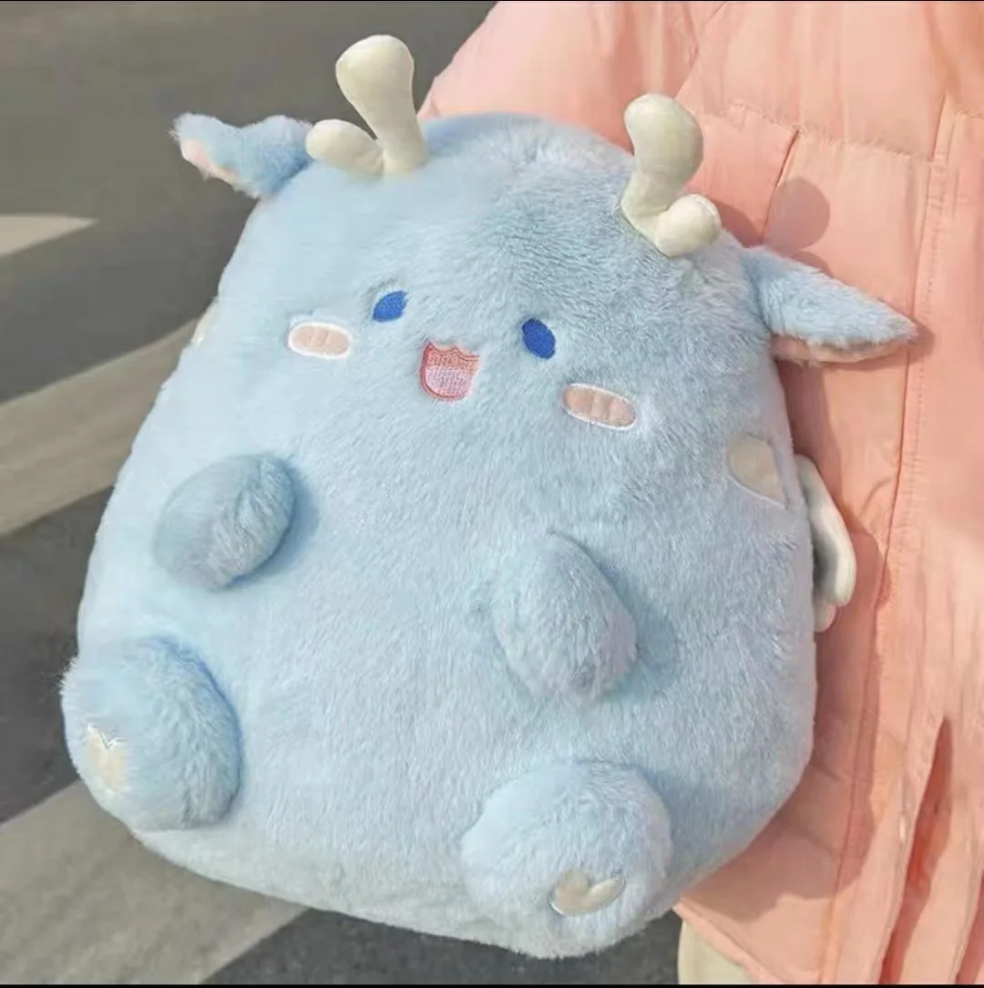 

Pangpang Dragon Plush Toy Doll Cute Animal Throw Pillow Doll Gifts Girlfriend to Sleep on Cushion for Children's Birthday Gift