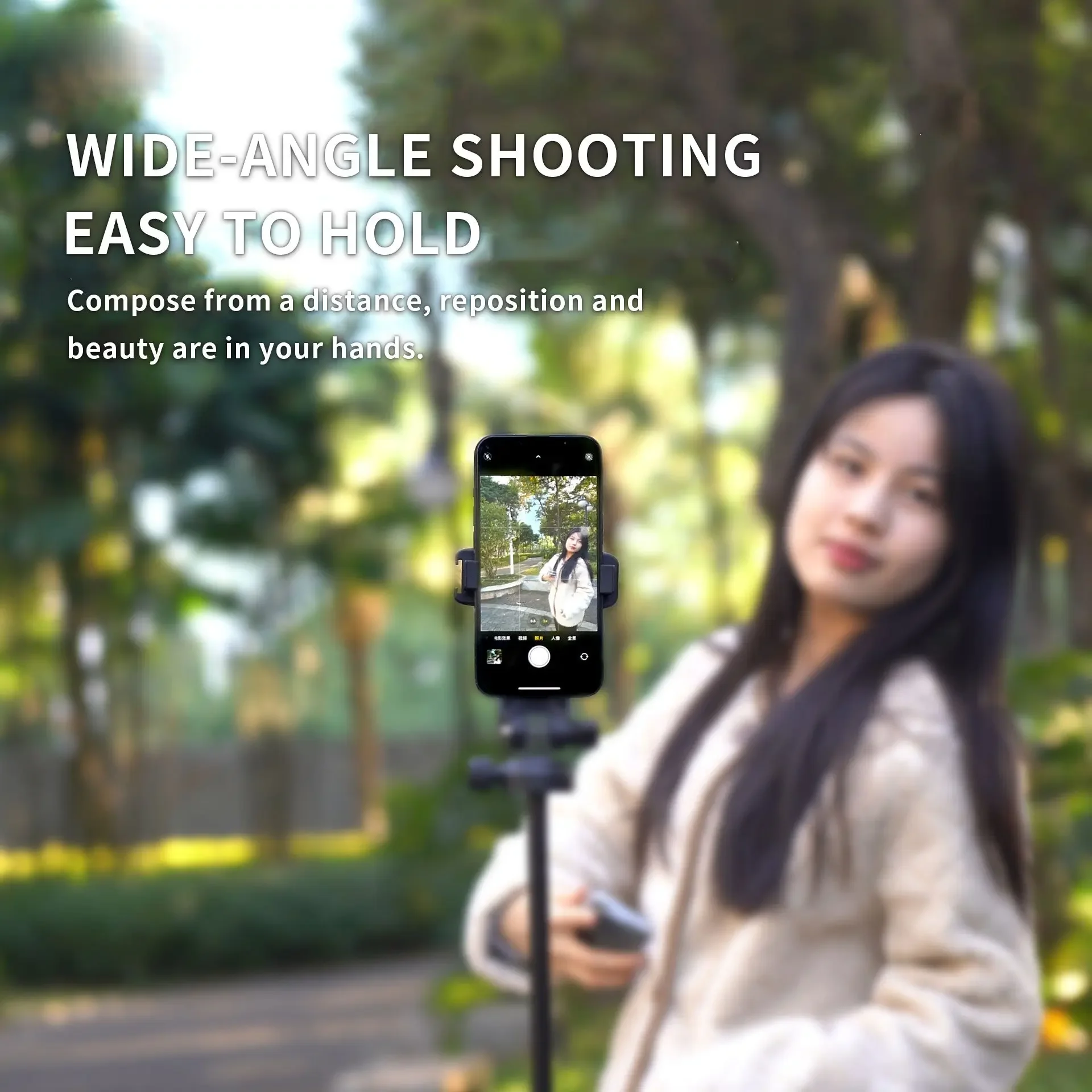 Gran angular y fácil agarre